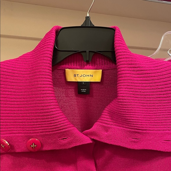 St. John Vibrant Pink Skirt Ensemble - Picture 2 of 14